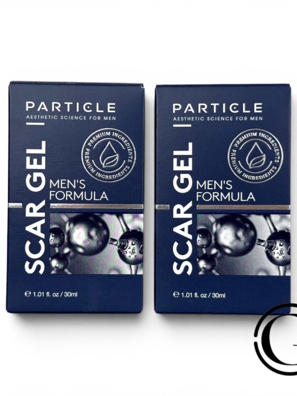 LOT OF 2 PARTICLE Aesthetic Science for Men SCAR GEL Men’s Formula 1.01oz NIB